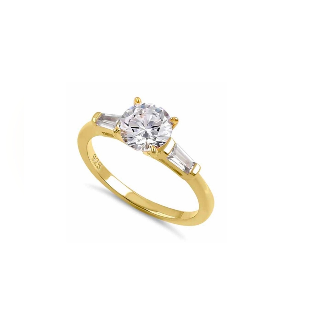 🥰 FAYE ENGAGEMENT STERLING SILVER RING